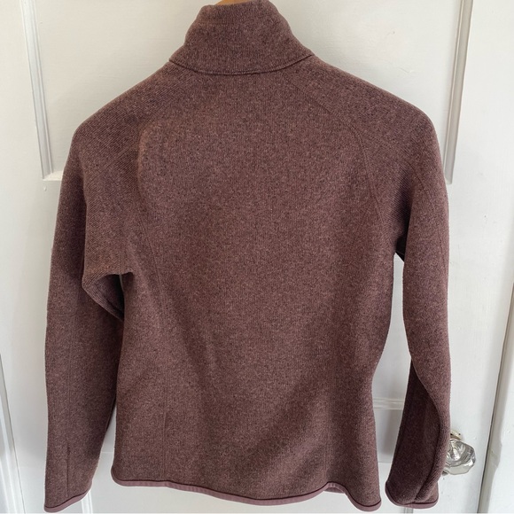 Women's Patagonia Better Sweater 1/4 zip Pullover in Dusky Brown, Size S - Picture 5 of 10